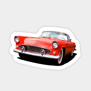 1956 Ford Thunderbird in red Sticker